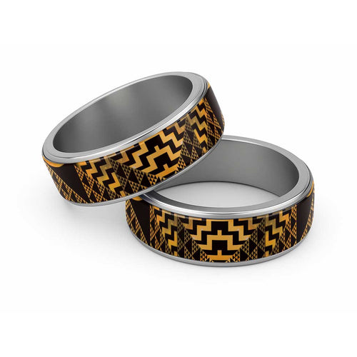 Humpback Whale Matariki New Zealand Classic Ring NZ Maori Paikea Poutama Luxury Gold