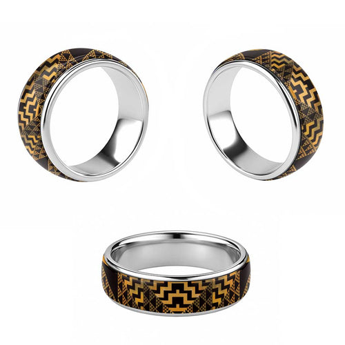 Humpback Whale Matariki New Zealand Classic Ring NZ Maori Paikea Poutama Luxury Gold