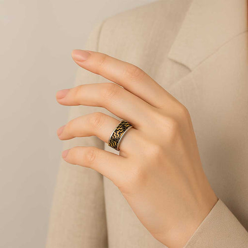 Humpback Whale Matariki New Zealand Classic Ring NZ Maori Paikea Poutama Luxury Gold