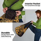 Humpback Whale Matariki New Zealand Grocery Bag NZ Maori Paikea Poutama Luxury Gold