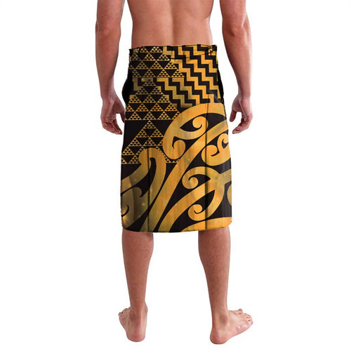 Humpback Whale Matariki New Zealand Lavalava NZ Maori Paikea Poutama Luxury Gold