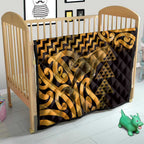 Humpback Whale Matariki New Zealand Quilt NZ Maori Paikea Poutama Luxury Gold