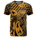 Humpback Whale Matariki New Zealand T Shirt NZ Maori Paikea Poutama Luxury Gold
