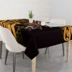Humpback Whale Matariki New Zealand Tablecloth NZ Maori Paikea Poutama Luxury Gold