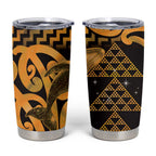 Humpback Whale Matariki New Zealand Tumbler Cup NZ Maori Paikea Poutama Luxury Gold