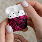 Humpback Whale Matariki New Zealand AirPods Case NZ Maori Paikea Poutama Luxury Pink