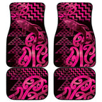 Humpback Whale Matariki New Zealand Car Mats NZ Maori Paikea Poutama Luxury Pink