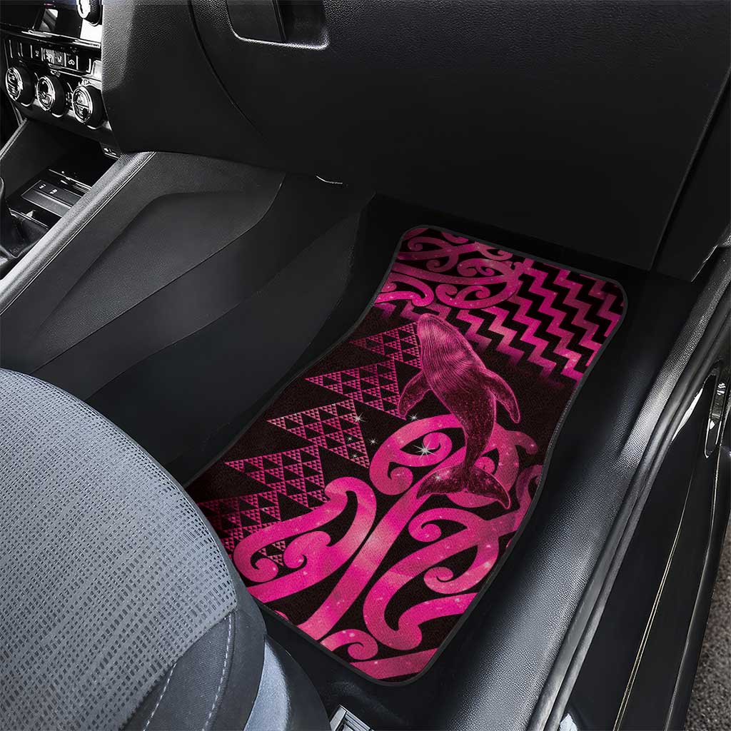 Humpback Whale Matariki New Zealand Car Mats NZ Maori Paikea Poutama Luxury Pink
