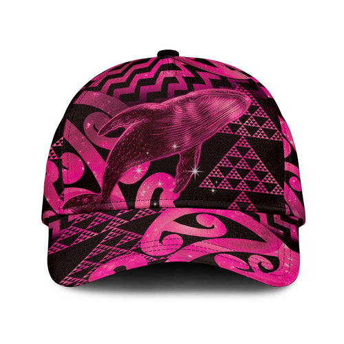 Humpback Whale Matariki New Zealand Classic Cap NZ Maori Paikea Poutama Luxury Pink