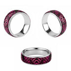 Humpback Whale Matariki New Zealand Classic Ring NZ Maori Paikea Poutama Luxury Pink