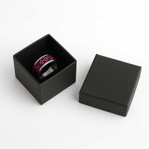 Humpback Whale Matariki New Zealand Classic Ring NZ Maori Paikea Poutama Luxury Pink