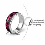 Humpback Whale Matariki New Zealand Classic Ring NZ Maori Paikea Poutama Luxury Pink