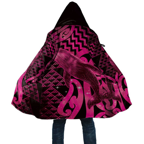Humpback Whale Matariki New Zealand Cloak NZ Maori Paikea Poutama Luxury Pink