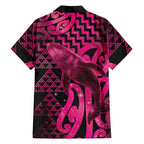 Humpback Whale Matariki New Zealand Family Matching Mermaid Dress and Hawaiian Shirt NZ Maori Paikea Poutama Luxury Pink