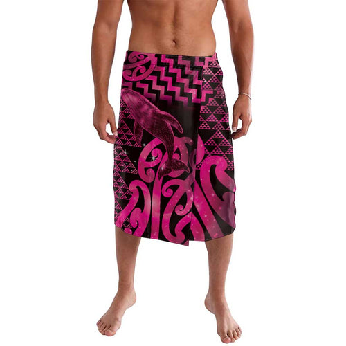 Humpback Whale Matariki New Zealand Lavalava NZ Maori Paikea Poutama Luxury Pink