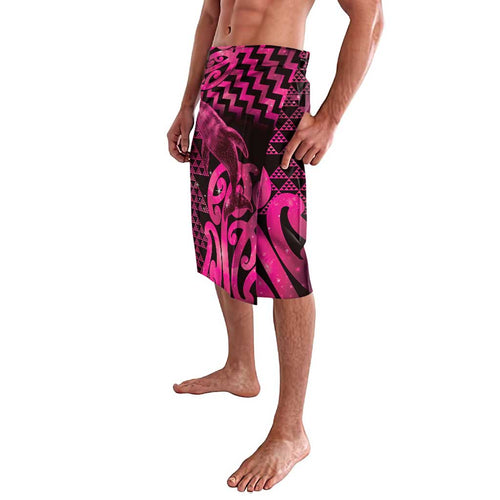 Humpback Whale Matariki New Zealand Lavalava NZ Maori Paikea Poutama Luxury Pink