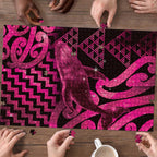Humpback Whale Matariki New Zealand Puzzle NZ Maori Paikea Poutama Luxury Pink