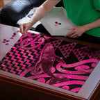 Humpback Whale Matariki New Zealand Puzzle NZ Maori Paikea Poutama Luxury Pink