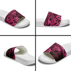 Humpback Whale Matariki New Zealand Slide Sandals NZ Maori Paikea Poutama Luxury Pink
