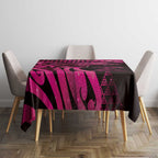 Humpback Whale Matariki New Zealand Tablecloth NZ Maori Paikea Poutama Luxury Pink