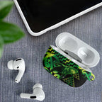 Humpback Whale Matariki New Zealand AirPods Case NZ Maori Paikea Poutama Luxury Green