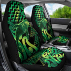 Humpback Whale Matariki New Zealand Car Seat Cover NZ Maori Paikea Poutama Luxury Green