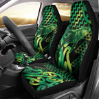 Humpback Whale Matariki New Zealand Car Seat Cover NZ Maori Paikea Poutama Luxury Green