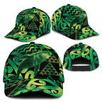 Humpback Whale Matariki New Zealand Classic Cap NZ Maori Paikea Poutama Luxury Green