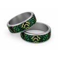 Humpback Whale Matariki New Zealand Classic Ring NZ Maori Paikea Poutama Luxury Green