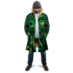 Humpback Whale Matariki New Zealand Cloak NZ Maori Paikea Poutama Luxury Green