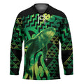 Humpback Whale Matariki New Zealand Hockey Jersey NZ Maori Paikea Poutama Luxury Green