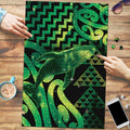 Humpback Whale Matariki New Zealand Puzzle NZ Maori Paikea Poutama Luxury Green