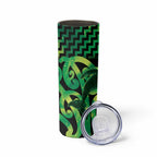 Humpback Whale Matariki New Zealand Skinny Tumbler NZ Maori Paikea Poutama Luxury Green