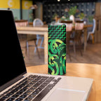 Humpback Whale Matariki New Zealand Skinny Tumbler NZ Maori Paikea Poutama Luxury Green
