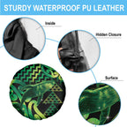 Humpback Whale Matariki New Zealand Spare Tire Cover NZ Maori Paikea Poutama Luxury Green