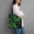 Humpback Whale Matariki New Zealand Tote Bag NZ Maori Paikea Poutama Luxury Green