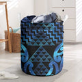 Taniko Motifs Matariki New Zealand Laundry Basket NZ Niho Taniwha Poutama