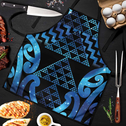 Taniko Motifs Matariki New Zealand Apron NZ Niho Taniwha Poutama