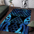 Taniko Motifs Matariki New Zealand Area Rug NZ Niho Taniwha Poutama