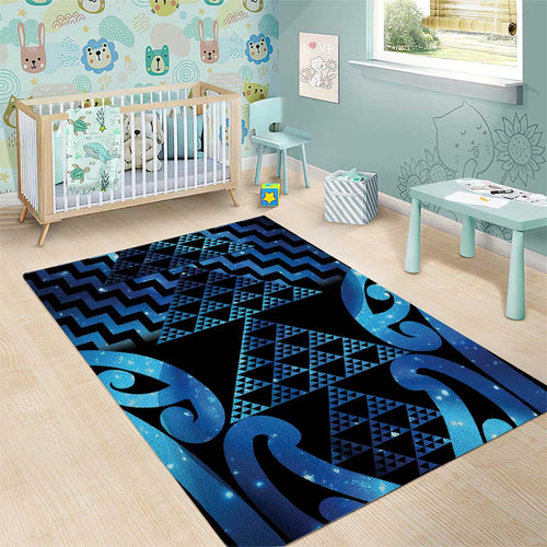 Taniko Motifs Matariki New Zealand Area Rug NZ Niho Taniwha Poutama