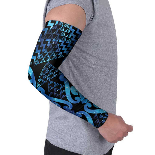 Taniko Motifs Matariki New Zealand Arm Sleeves NZ Niho Taniwha Poutama