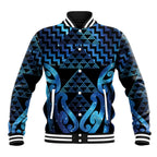 Taniko Motifs Matariki New Zealand Baseball Jacket NZ Niho Taniwha Poutama