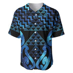 Taniko Motifs Matariki New Zealand Baseball Jersey NZ Niho Taniwha Poutama