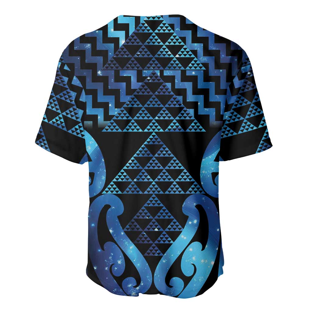 Taniko Motifs Matariki New Zealand Baseball Jersey NZ Niho Taniwha Poutama
