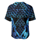 Taniko Motifs Matariki New Zealand Baseball Jersey NZ Niho Taniwha Poutama