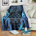 Taniko Motifs Matariki New Zealand Blanket NZ Niho Taniwha Poutama