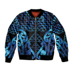 Taniko Motifs Matariki New Zealand Bomber Jacket NZ Niho Taniwha Poutama