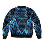 Taniko Motifs Matariki New Zealand Bomber Jacket NZ Niho Taniwha Poutama