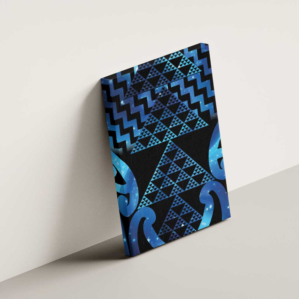 Taniko Motifs Matariki New Zealand Canvas Wall Art NZ Niho Taniwha Poutama