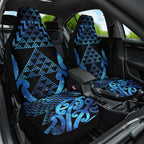 Taniko Motifs Matariki New Zealand Car Seat Cover NZ Niho Taniwha Poutama